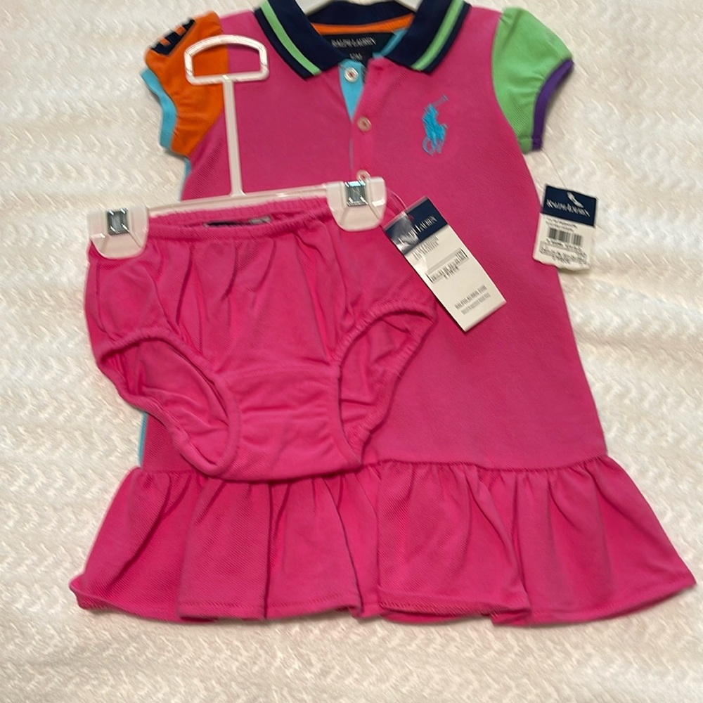 Polo Ralph Lauren girls size 12 month set!